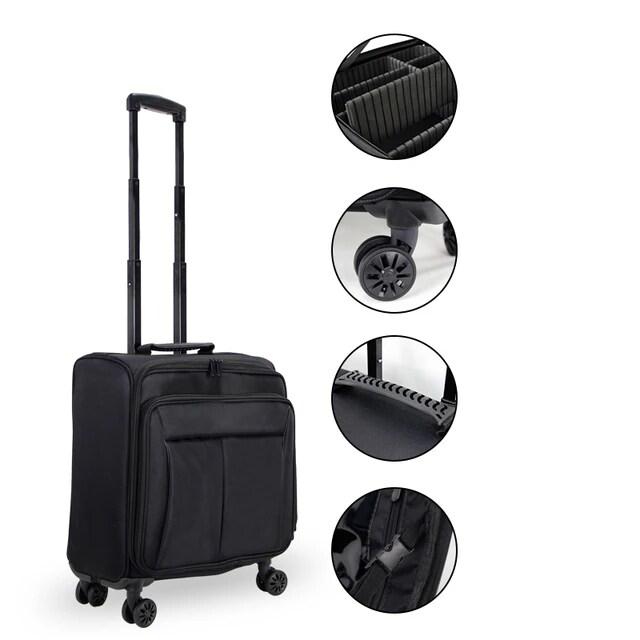 Makeup Case on wheels Travel suitcase #4221