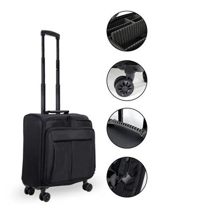 Makeup Case on wheels Travel suitcase #4221