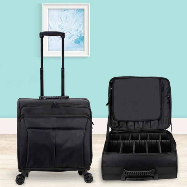 Makeup Case on wheels Travel suitcase #4221