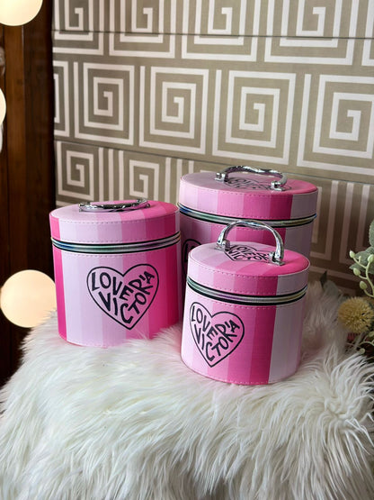 Cosmetic case set of 3